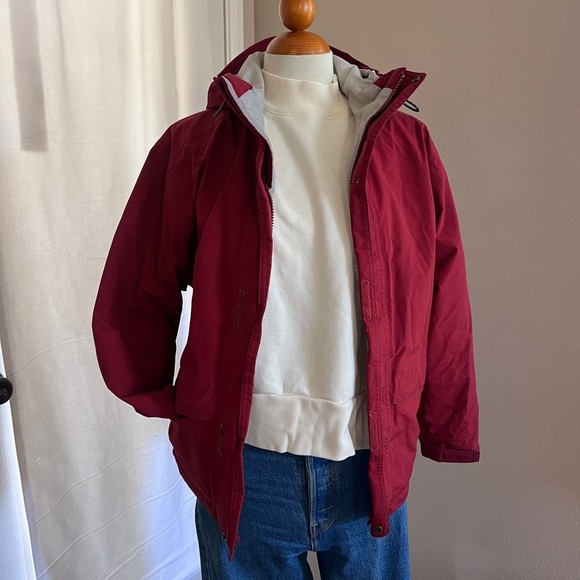 GORE-TEX Jackets & Blazers - Vintage GORE-TEX Red Raincoat with Hood